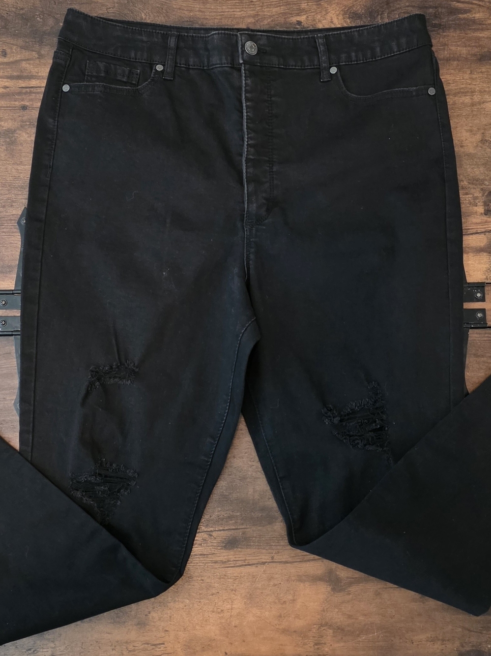 Sofia Jeans Rosa Curvy Ankle Black Jeans Size 18